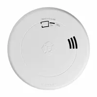 This combination detector uses a photoelectric sensor to detect smoke and an electrochemical sensor for carbon monoxide. It features Voice Alert that announces the specific hazard, a test button, hush mode, and a slim profile. Powered by a sealed 3V battery with a 10-year life, it produces an 85 dB alarm at 10 ft and meets UL 217 8th Edition standards. Suitable for residential or light-commercial spaces