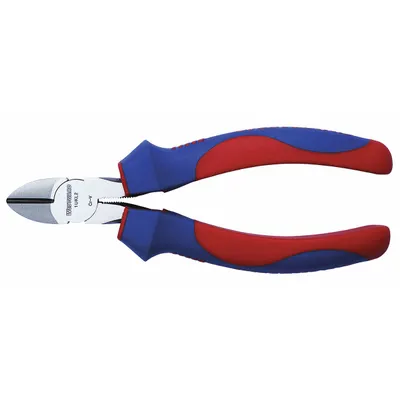 WESTWARD Diagonal Cutting Plier: Flush, Straight, Narrow, 7/8 in Jaw Lg, 3/8 in Jaw Wd - Flush-Cut Diagonal-Cutting Pliers