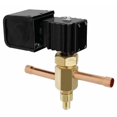 PARKER Refrigeration Solenoid Valve, Normally Closed, 2-Way, 0.2 in Port - Refrigeration Solenoid Valves