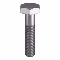 Grade B8 heavy hex bolt, 3/8"-16 thread size, 1-3/4" length, plain finish. Manufactured to ASTM A193 material standards and ASME B18.2.1 dimensional requirements. Suitable for structural applications in high-temperature or corrosive environments, such as pressure vessels, flanges, and piping systems. Sold in a 10-pack, nut not included