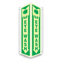 Safety Sign: PETG, Mounting Holes Sign Mounting, 18 in x 7 1/2 in Nominal Sign Size, 0.07 in Thick