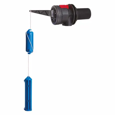 ANKA Check Valve: Disc, Inline Valve Body, 1 1/2 in Pipe Size, FNPT x FNPT, Glass-Filled Nylon - Nylon Inline Disc Check Valves