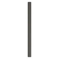 ASI GLOBAL Partition Column: Steel, Smooth Semi Gloss, Black, 82 in Ht, 5 in Wd, 1 1/4 in Thick (MPN 40-91370503-27)