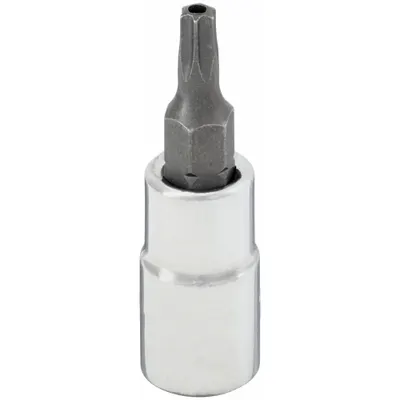 WESTWARD Socket Bit: 1/4 in Drive Size, Security Torx Tip, T20 Tip Size, 1 1/2 in Overall Lg - Security Torx Bit Sockets