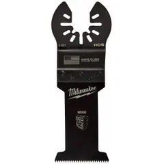 This open-back universal OIS mounted blade is designed for fast cutting of materials such as PVC. Constructed from steel, it has an overall length of 4-1/16 inches. Suitable for use with most oscillating tools featuring the OIS mount system.