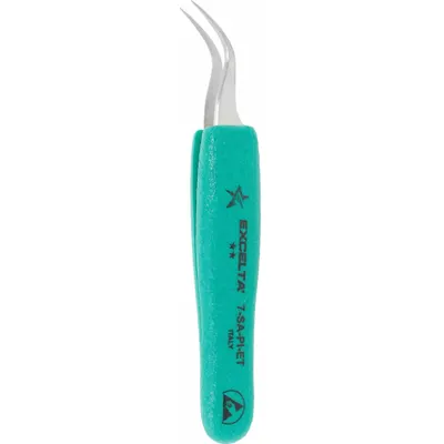 EXCELTA Tweezers: Stainless Steel, Point - Wafer-Handling Tweezers