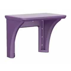 Wall-mount desk from the Endurance series, constructed of polyethylene. Overall dimensions: 36 in wide, 24 in deep, 29 in high. Suitable for space-constrained workstations in industrial, control room, or maintenance settings where a moisture- and chemical-resistant writing surface is required.