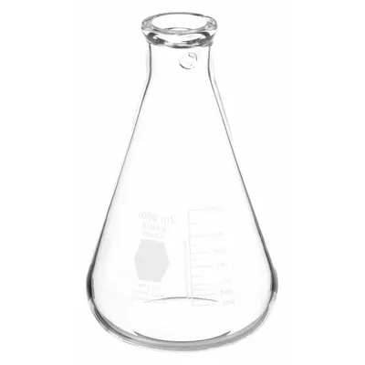 KIMBLE Filtering Flask: 1 L, Colorless, Conical, A - Glass Filtering Flasks