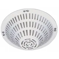 Steel guard for indoor wall-mounted smoke detectors. Flush mount design with included mounting hardware. Protects detectors from vandalism and accidental damage. Overall dimensions: 8 in depth, 8 in length