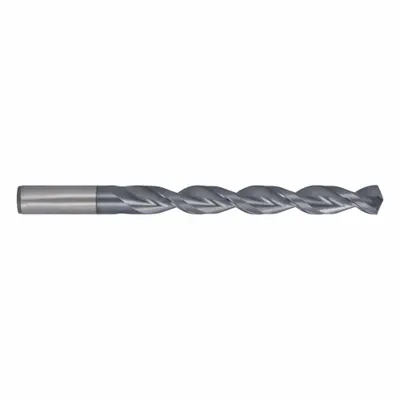 CLEVELAND Jobber Length Drill Bit: #48, 135° Split Point, TiCN-Coated Cobalt - Cobalt Jobber-Length Drill Bits for Deep Hole-Drilling