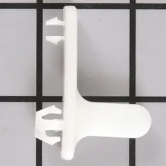Genuine OEM door strike for Whirlpool washing machines and dryers. Ensures proper door closure and locking function. Used in laundry equipment for both commercial and residential settings.