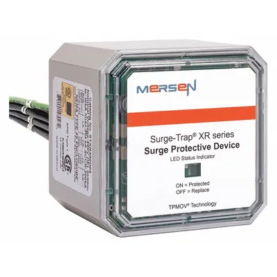 SURGE TRAP Surge Protection Device: Three Phase, 480V AC Delta, 1800V (L-G)/3000V (L-L) - Chase-Nipple External-Mount SPDs