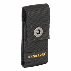 This black nylon sheath is designed to carry and protect pliers-type tools. It features a snap closure and a belt slot that fits belts up to 1 3/4 inches wide, allowing for hands-free access during maintenance or field service tasks.