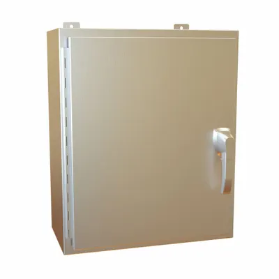 HAMMOND Electrical Enclosure: Stainless Steel, 24 in x 20 in x 10 in, NEMA 12/13/3R/4/4X - Stainless Steel Enclosures