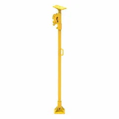 Ratcheting support brace with 4-ton capacity, 38-inch stroke length, and 75-inch minimum height. Used for adjustable bracing and support in heavy-duty applications such as mining and tunneling.