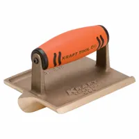 KRAFT TOOL Concrete Groover: Bronze, 6 in Blade Lg, 4 1/2 in Blade Wd, ProForm, 4 1/2 in Handle Lg (MPN CF305PF)