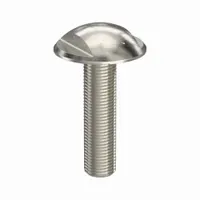 This M5x0.80 thread panel screw has a 20 mm length and a low-profile truss head with a spanner drive. Made from 316 stainless steel with a plain finish, it is suited for use in food processing, pharmaceutical, and sanitary equipment where corrosion resistance and easy cleaning are required