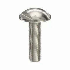 This M5x0.80 thread panel screw has a 20 mm length and a low-profile truss head with a spanner drive. Made from 316 stainless steel with a plain finish, it is suited for use in food processing, pharmaceutical, and sanitary equipment where corrosion resistance and easy cleaning are required.