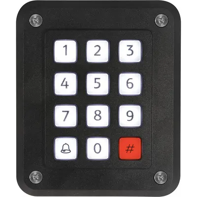 STORM INTERFACE Keyless Access Control Keypad: 4 11/16 in Ht, 1 11/16 in Dp, 3 15/16 in Wd - Keypads