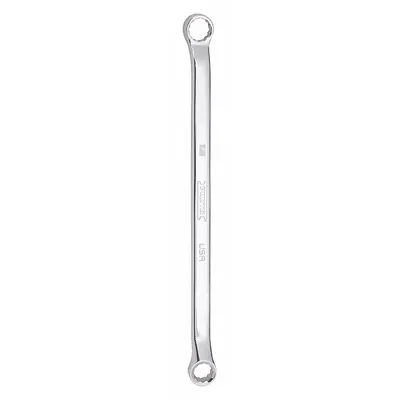 PROTO Double Box Wrench: Alloy Steel, Chrome, 3/8 in_7/16 in Head Size, 7 3/4 in Overall Lg - SAE, Double End, 12-Point, Box End Wrenches