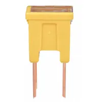 BUSSMANN Automotive Fuse: FLM Series, Yellow, Male, Cartridge, Fast-Acting, 60 A, 32 V DC (MPN FLM-60)