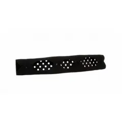 Replacement brow-pad for SecureFit SFH-700 Series and SFH-800 Series hard hats. Made of absorbent material to wick moisture away from the forehead. Black color. Helps maintain hygiene and comfort in construction, industrial, and other work environments.