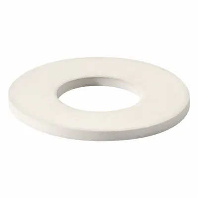 OEM Sealing Washer: FDA Approved, EPDM, White, 0.17 in Inside Dia, 1/2 in Outside Dia - Hygienic Single-Piece Sealing Washers