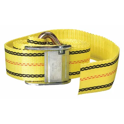 Dayton Adjustable Belt: 2 in W, 86 in Overall Lg, Steel/Woven Polyester, 2 in Overall Wd - Hand Truck Cargo Straps