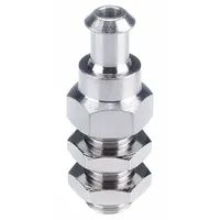 SMC Vacuum Pad Adapter: For 2 mm to 8 mm Pad Size, 5 mm Port Size, 250°C Max Op Temp, ZPT, ZPT1-A5