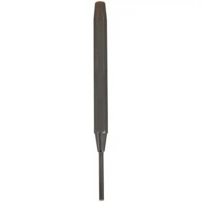 PROTO Drive Pin Punch: 5/32 in Tip Dia, 5/16 in Shank Wd, 5 1/2 in Overall Lg - Flat-Tip Pin Removing Punches