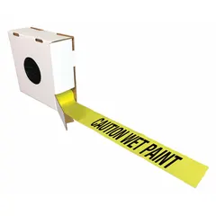 APPROVED VENDOR Caution Wet Paint Barricade Tape, 3 in x 1000 ft, B3104Y45-200