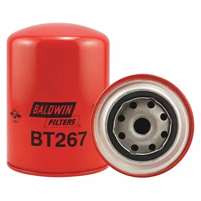 BALDWIN FILTERS Oil Filter: BT267, LF682, 3/4"-16 Thread Size, 5 13/16 in Overall Ht, Oil - Spin-On Oil Filters