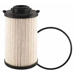 Cartridge-type diesel fuel filter with cellulose media, 3 7/8 in outside diameter and 1 3/16 in inside diameter. Includes an O-ring for sealing. Suitable for use in diesel fuel systems on Dodge buses to remove contaminants.
