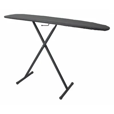 HOSPITALITY 1 SOURCE Ironing Board: Full Size, Charcoal, 54 in Overall Lg - Standard Ironing Boards