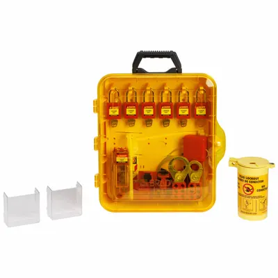 BRADY Lockout Station: 55 Components Included, Lockout Station - Electrical Lockout Stations