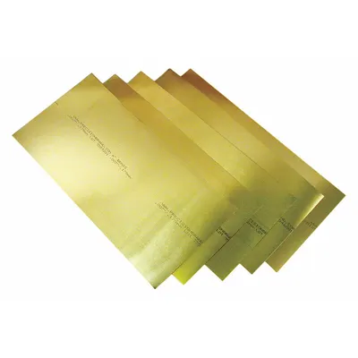 PRECISION BRAND Shim Stock,6" W,18" L,0.006" Thk,PK10: 18 in Shim Lg, 6 in Shim Wd, 0.006 in Thick - Shim Stock Sheets