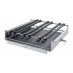 This universal attachment is designed for use with compatible IKA shakers, vortex mixers, or rockers. It accommodates up to 48 x 50 mL AS 2.2 flasks for simultaneous mixing or shaking. Overall dimensions are 19 3/4 inches in length and 19 inches in width.