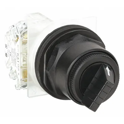SCHNEIDER Selector Switch: 30 mm Panel Mounting Size, 2 Positions, Short Lever, SPDT - Selector Switches