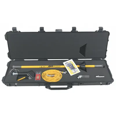 AIRSPADE Air Excavation Tool Kit: 4 ft Barrel Lg, 3/4 in Female NPT - Non-Conductive Barrel & Non-Sparking Nozzle Tool Kits