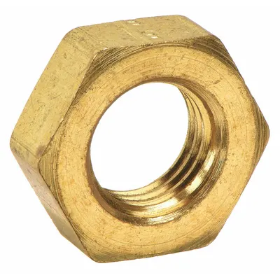 PARKER Compression Fitting Nut: Compression, Brass - Single-Ferrule Brass Compression Fittings
