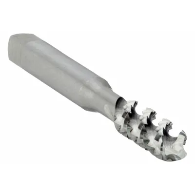 CHICAGO-LATROBE Spiral Flute Tap: M6x1 Metric, D5 / 6H, 3 Flute, Bottoming Chamfer - General Purpose Spiral-Flute Taps