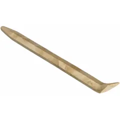 This non-sparking pinch bar is designed for prying, aligning, and moving heavy objects in environments where sparking must be avoided. It features a point/wedge end, 18 in overall length, 3/4 in bar width, and 1 in end width. The corrosion-resistant construction meets ANSI standards.