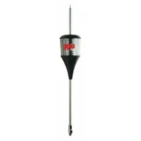K40 Antenna: CB, Whip, 49 in Overall Lg, Black/Clear (MPN TR40PLUSBC)