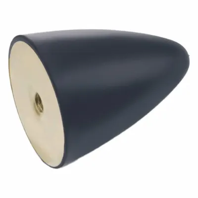 JW WINCO Vibration-Isolating Mount: Conical, Natural Rubber - Female x Non-Threaded Vibration-Isolating Mounts
