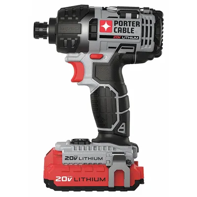 PORTER CABLE Impact Driver Kit: 1,450 in-lb Max. Torque, 2,900 RPM No Load Speed - Porter Cable Cordless Impact Drivers