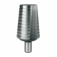 RUKO TOOLS Step Drill Bit: 30 mm to 40 mm, HSS, 3-Flats Shank (MPN 101363)