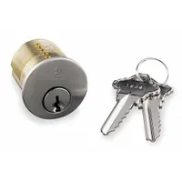 ALARM LOCK Lockset Cylinder: Mortise, Chrome (MPN CEM-12345)