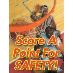 This 22 in x 17 in safety poster is printed in English with a clear film laminate protective coating. It is designed for indoor use in industrial workplaces to promote safety awareness and reinforce safe behaviors. The poster does not include a frame and does not support writing on the surface.