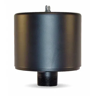 SOLBERG Filter Silencer: 1 1/2 in (M)NPT Inlet Size, 85 cfm, 6.62 in Overall Ht - Air Compressor Intake Filters & Silencers