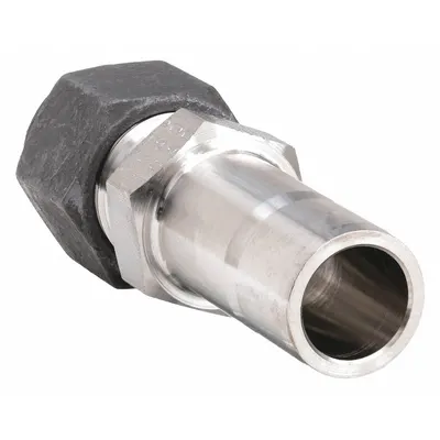 PARKER Compression Fitting Adapter: 1/2 in OD x 3/8 in OD Fitting Size - Single-Ferrule Stainless Steel Fittings